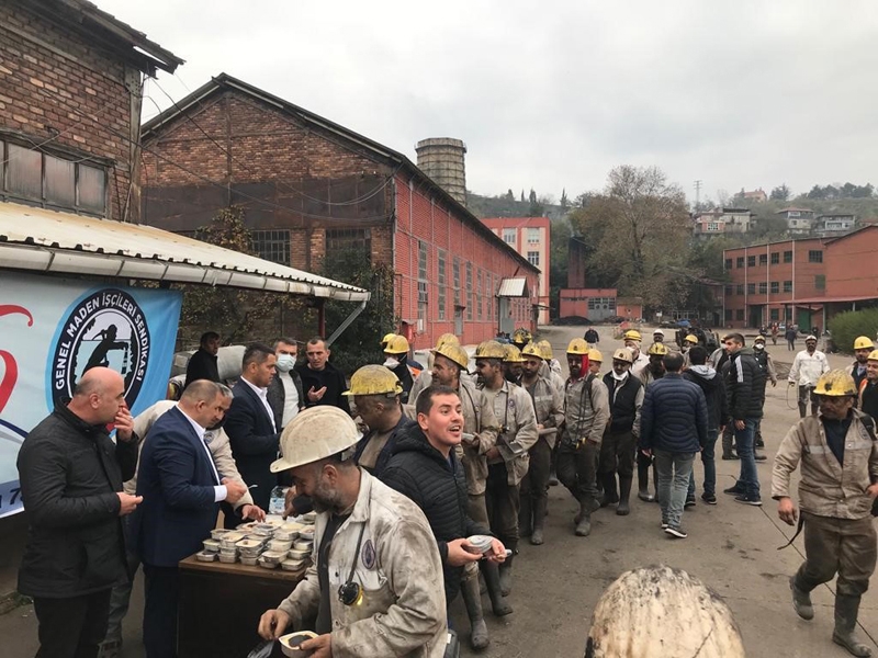 GMİS, KURULUŞUNUN 75. YILINI MADENCİLERLE KUTLADI