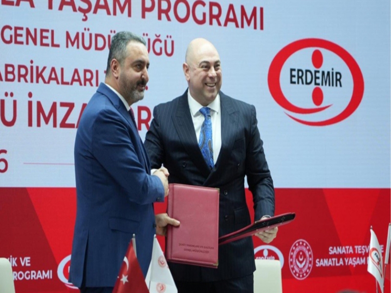 ERDEMİR, ŞEHİT YAKINLARI VE GAZİLERE SANAT KURSLARI DÜZENLEYECEK