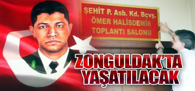 ÖMER HALİSDEMİR’İN ADI, ZONGULDAK’TA YAŞATILACAK