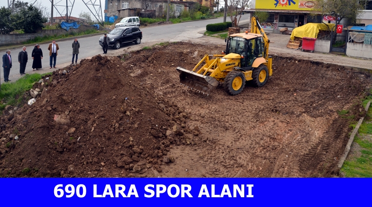 690 EVLERE SAĞLIKLI YAŞAM SPOR ALANI YAPILIYOR