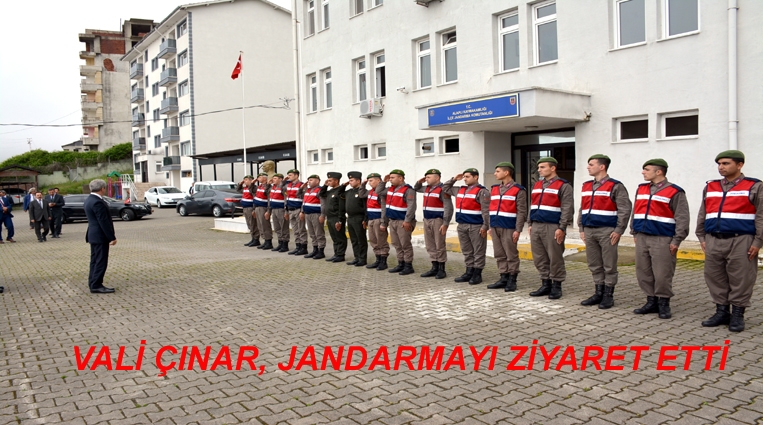 VALİ ÇINAR'DAN JANDARMAYA SÜRPRİZ ZİYARET