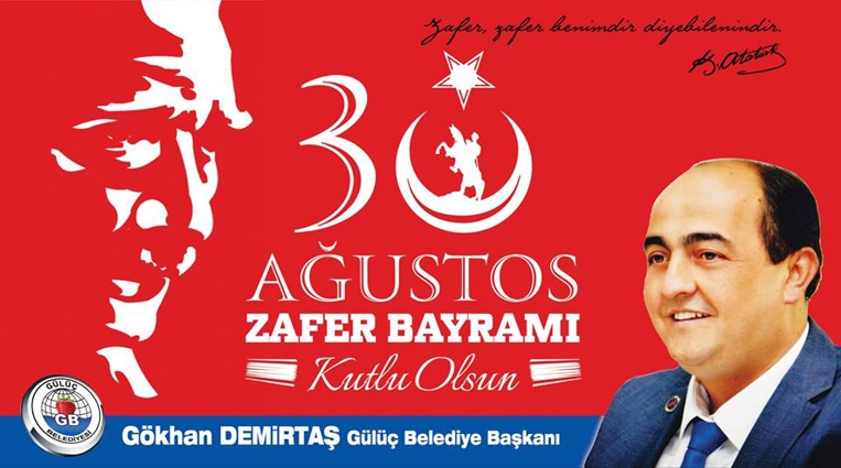 GÖKHAN DEMİRTAŞ ZAFER BAYRAMINI KUTLADI