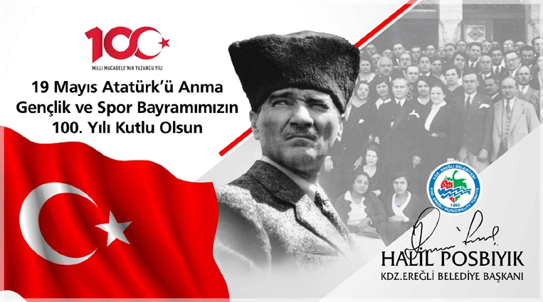 BAŞKAN POSBIYIK’TAN 19 MAYIS MESAJI...