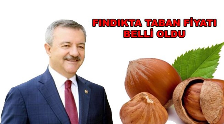 MÜJDE, FINDIKTA TABAN FİYAT BELLİ OLDU.