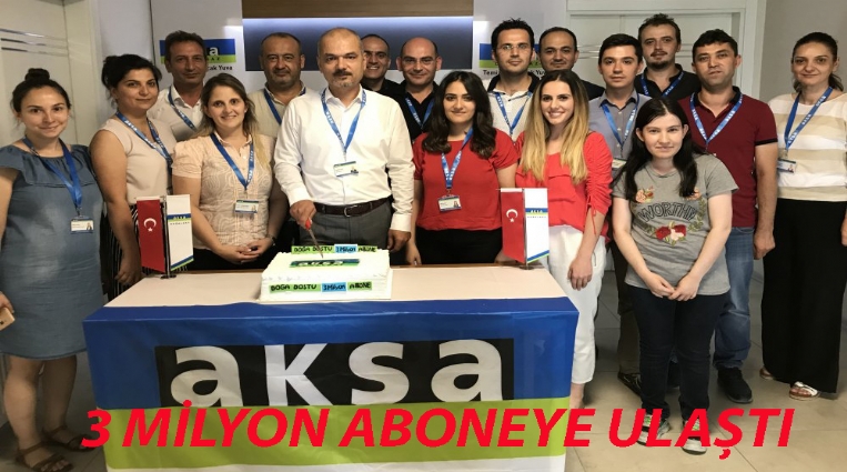 TÜRKİYE'DE 3 MİLYON ABONEYE ULAŞTI..