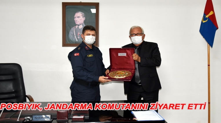 POSBIYIK’TAN JANDARMA KOMUTANI DÜNDAR’A  ZİYARET