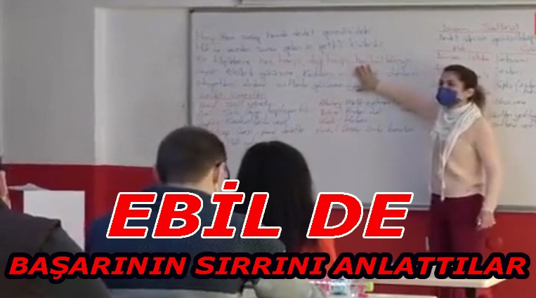 EBİL’DE BAŞARDILAR!