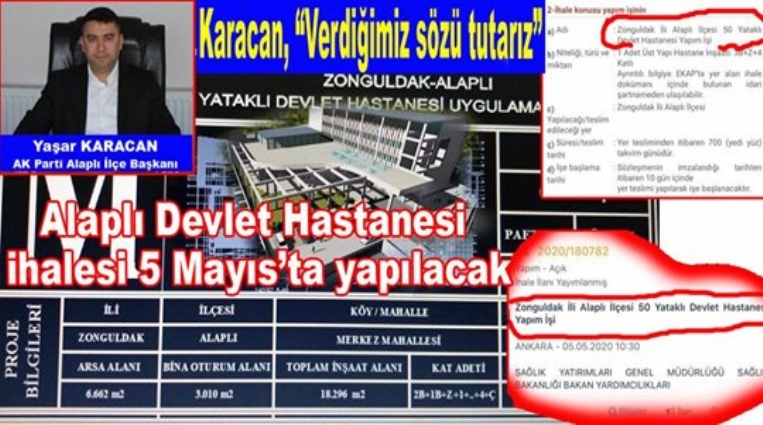 ALAPLI DEVLET HASTANESİNDE MUTLU SON.