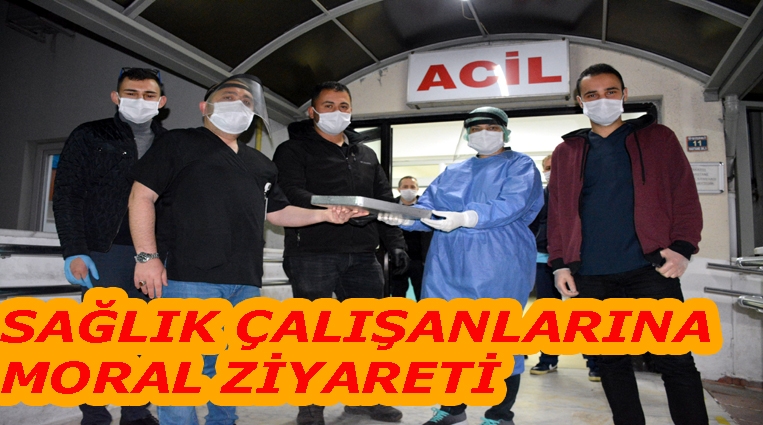 AK GENÇLİKTEN, SAĞLIK ÇALIŞANLARINA MORAL ZİYARETİ