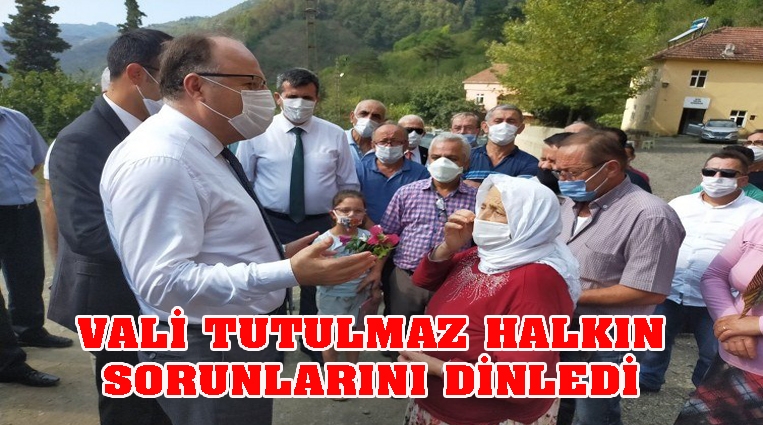 VALİ TUTULMAZ, VATANDAŞLARIN SORUNLARINI DİNLEDİ
