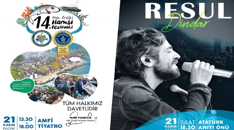 KDZ. EREĞLİ, HAMSİ FESTİVALİNE HAZIRLANIYOR