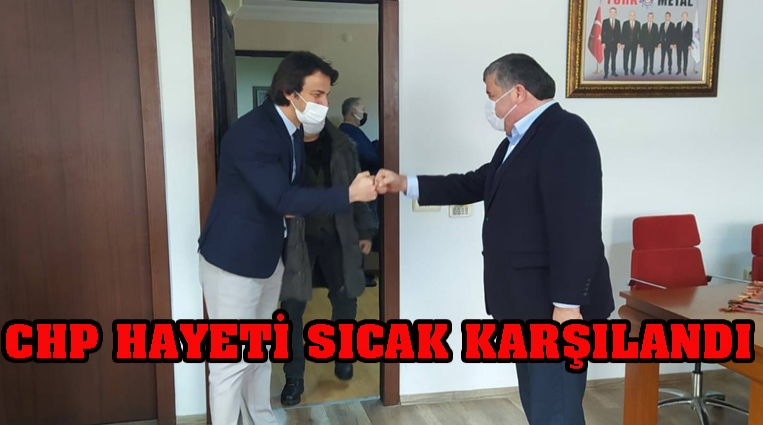 CHP KDZ. EREĞLİ TEŞKİLATINDAN SENDİKAYA ZİYARET