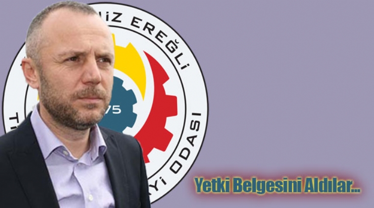 YETKİ BELGESİNİ ALDILAR