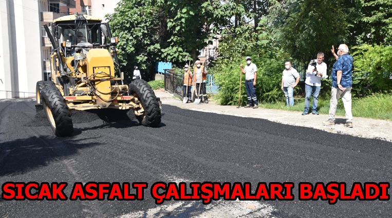 KDZ. EREĞLİ’DE SICAK ASFALT ÇALIŞMALARI BAŞLADI