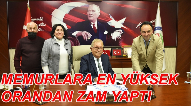 MEMURLARA EN YÜKSEK ORANDAN ZAM YAPTI