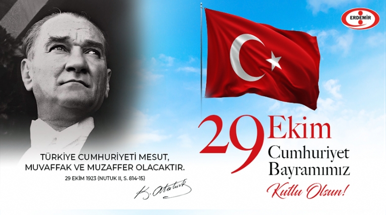 ERDEMİR 29 Ekim Cumhuriyet Bayramı Kutladı
