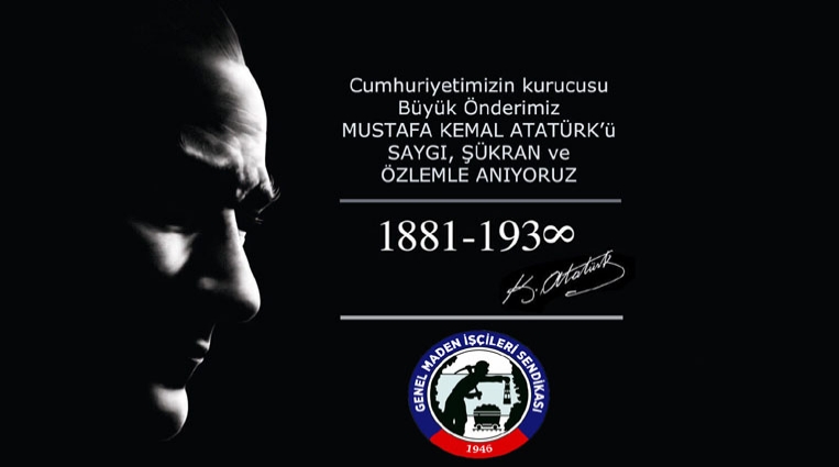 GMİS’TEN, ATATÜRK’Ü ANMA GÜNÜ MESAJI