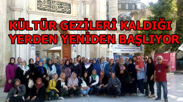 GÜLÜÇ'TE KÜLTÜR GEZİLERİ KALDIĞI YERDEN YENİDEN BAŞLIYOR