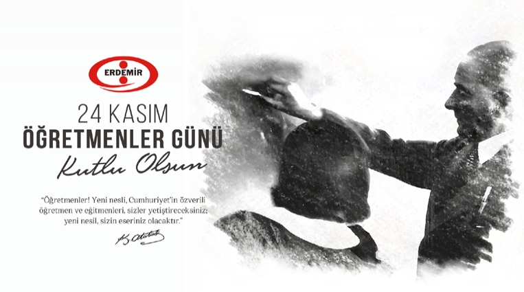 ERDEMİR, 24 KASIM ÖĞRETMENLER GÜNÜNÜ KUTLADI