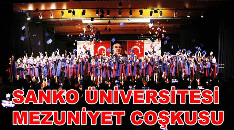 SANKO ÜNİVERSİTESİ SHMYO’DA MEZUNİYET COŞKUSU