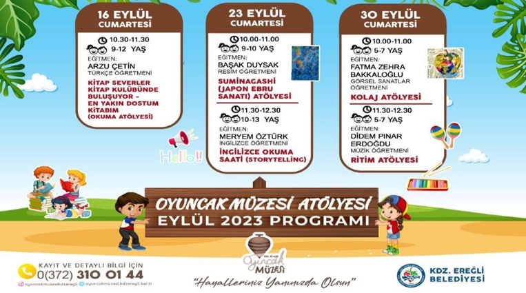 OYUNCAK MÜZESİ EYLÜL AYI ATÖLYE PROGRAMI