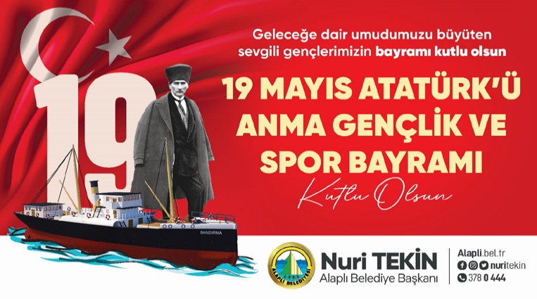 BAŞKAN NURİ TEKİN’DEN 19 MAYIS MESAJI