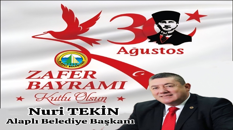 TEKİN, ZAFER BAYRAMINI KUTLADI