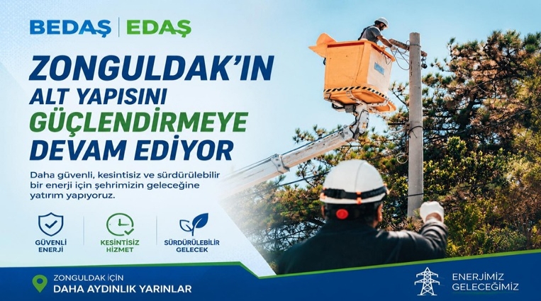 BAŞKENT EDAŞ ZONGULDAK’IN ENERJİ ALTYAPISINI GÜÇLENDİRMEYE DEVAM EDİYOR