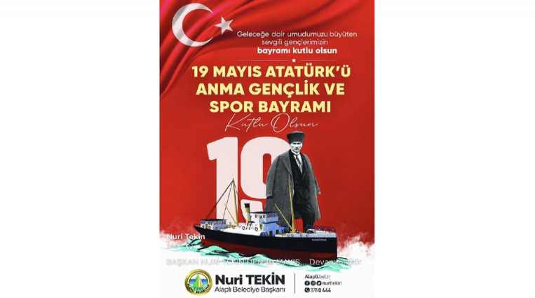TEKİN, 19 MAYIS GENÇLİK VE SPOR BAYRAMANI KUTLADI