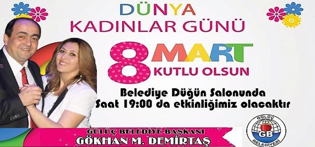 DEMİRTAŞ'TAN, 8 MART DÜNYA KADINLAR GÜNÜNÜ KUTLADI