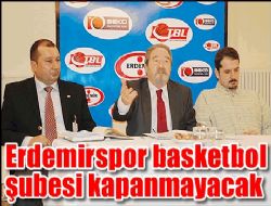 BASKETBOL ŞUBESİ KAPANMAYACAK