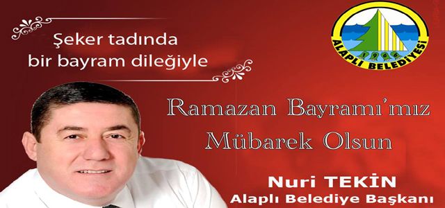 BAŞKAN TEKİN, RAMAZAN BAYRAMINI KUTLADI