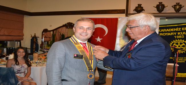 KDZ.EREĞLİ ROTARY DE BOĞAÇHAN YILDIRIM DÖNEMİ BAŞLADI