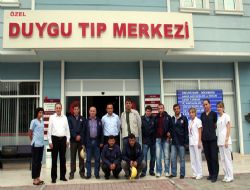 DUYGU TIP MERKEZİNDEN  MADENCİLERE CECK UP