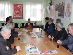 KAYMAKAM MALĞAÇ TAN SAADET PARTİSİNE ZİYARET