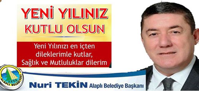 BAŞKAN TEKİN’NİN YENİ YILI MESAJI