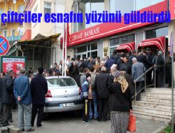 ESNAFIN YÜZÜ GÜLDÜ!