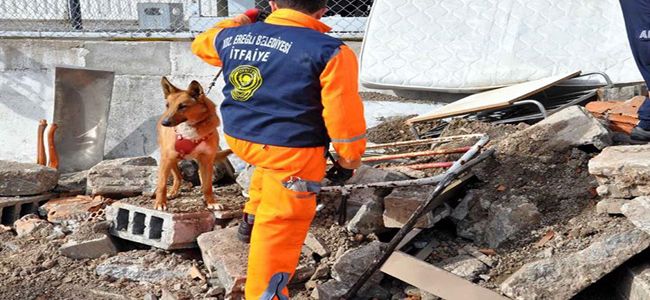 KARADENİZ EREĞLİ'DE 6.8 ŞİDDETİNDE DEPREM TATBİKATI.