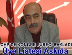 KDZ. EREĞLİ CHP DE KONGRE SÜRECİ BAŞLADI