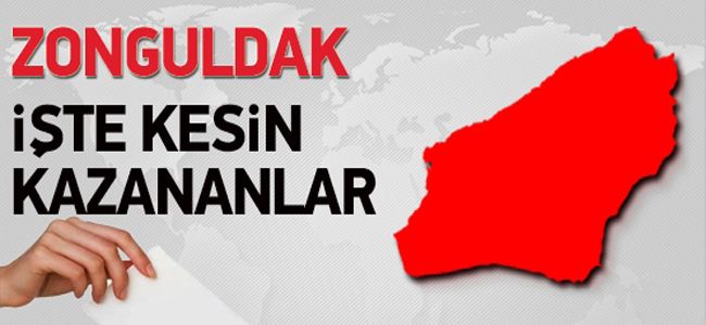 ZONGULDAK İLÇELERİNDE KESİNLEŞEN BELEDİYE BAŞKANLARI