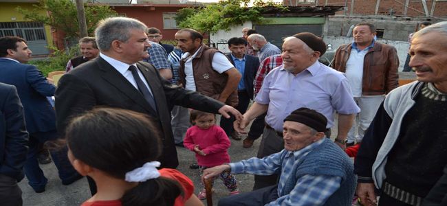 ÇATUROĞLU KÖYLERE TEŞEKKÜR ZİYARETİNE BAŞLADI