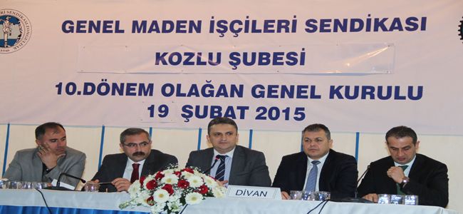 GMİS KOZLU ŞUBESİ 10. OLAĞAN GENEL KURULU