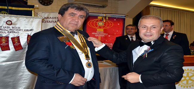 ROTARY'DE YENİ BAŞKAN MUSTAFA GÜR