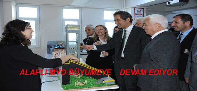 ALAPLI MESLEK YÜKSEK OKULU BÜYÜMEYE DEVAM EDİYOR