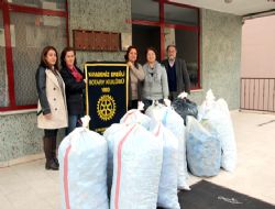 KDZ. EREĞLİ ROTARY’DEN ENGELLİLERE PLASTİK KAPAK DESTEĞİ