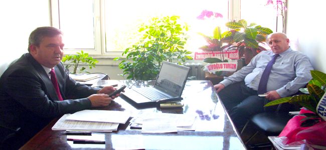 YAZICIOĞLU’NDAN ŞUBE MÜDÜRÜ KORKMAZ’A ZİYARET